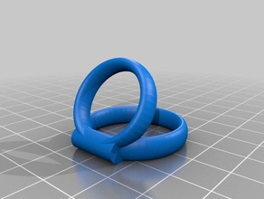 mi personalizados doble articulado dedo llave anillos 3d print model - Mito3D
