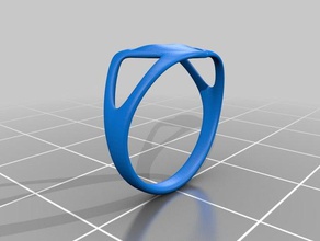 corazón anillo la moda 3d print model - Mito3D