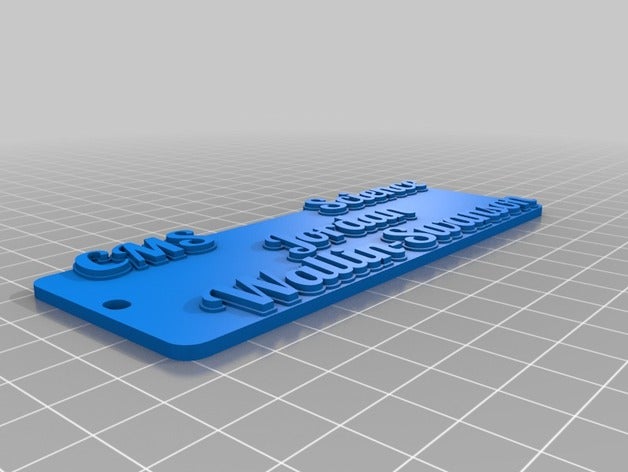 jordan chaveiros personalizado 3D print model - Mito3D