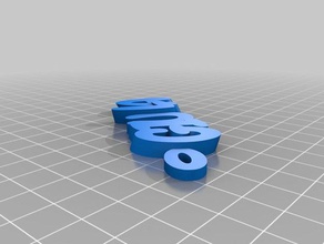 anahtar zinciri - guilia Anahtarlık özelleştirilmiş 3d print model - Mito3D