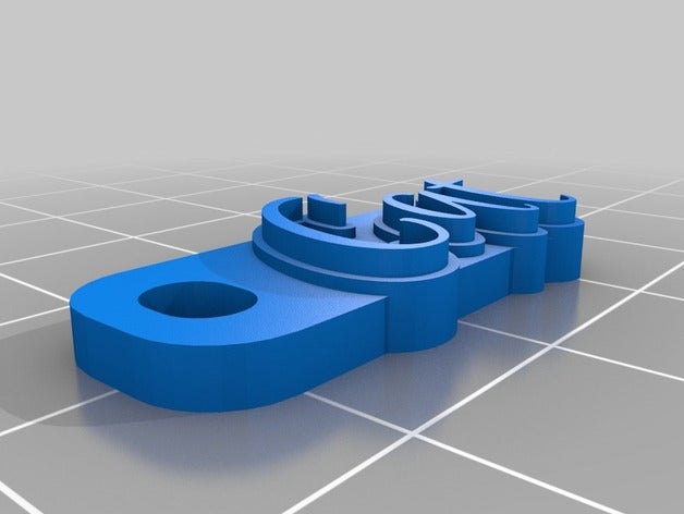 il mio personalizzato multiline tag portachiavi 3D print model - Mito3D