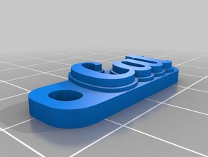 catalina chaveiros personalizado 3d print model - Mito3D