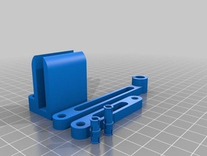 doble pivote paramétrico de filamentos guía 3d la impresora accesorios geeetech i3b acryli impreso prusa i3 3d print model - Mito3D