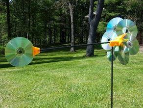 todavía otro patio molino de viento spinner al aire libre jardín 3d print model - Mito3D