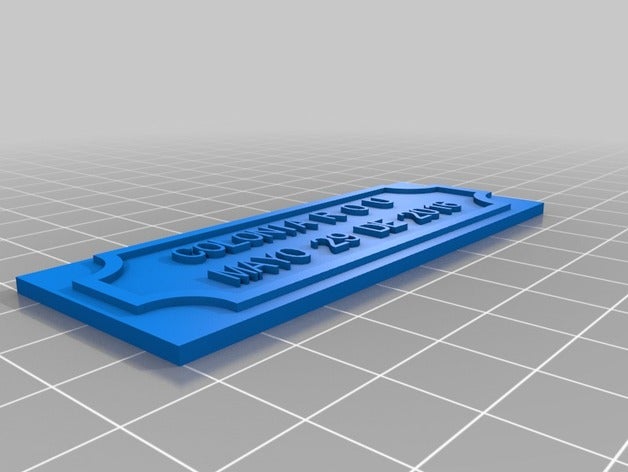 palca rou sinais logotipos personalizado 3D print model - Mito3D