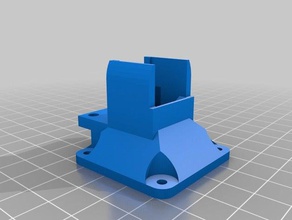 lulzbot mini hexágono 40mm tampa da ventoinha 3d a impressora partes duto do ventilador montagem de aleph objetos gostoso no final taz 6 3d print model - Mito3D