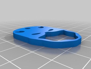 daredevil llavero 3d impresión 3d print model - Mito3D