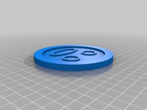 smile modelplate 3d stampa 3d print model - Mito3D