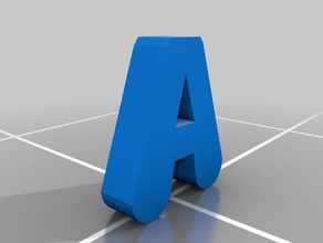 letter signs logos 3d print model - Mito3D
