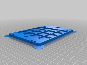 maßgeschneiderte print-Bett-Halter dremel idea builder 3d drucken 3d print model - Mito3D