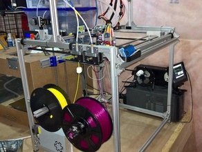 scalable custom corexy hictop hardware converted 3d printers customized 3d print model - Mito3D