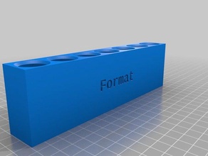 format screwdriver stand tool holders boxes customized 3d print model - Mito3D