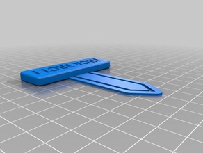 my customized bookmark paper clip office 3d print model - Mito3D