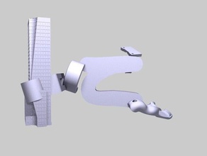 facile cadran bowden cadre art boolean contact mouvement les spécifications union 3d print model - Mito3D