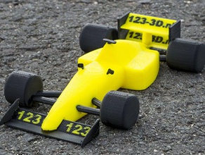 123-3d coche de f1 rc vehículos race car maxverstappen 3d print model - Mito3D