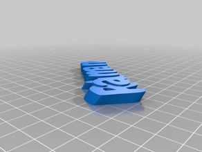 rahman organización personalizado 3d print model - Mito3D