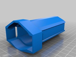amoeba honeybadger battery extender sport outdoors 3d print model - Mito3D