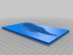 Tayvan ülkem öğrenme 3d topo Jeoloji topografya 3d print model - Mito3D