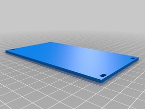 3u 14hp plank panel Teile 3d print model - Mito3D