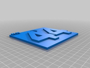 44 llavero 3d impresión 3d print model - Mito3D