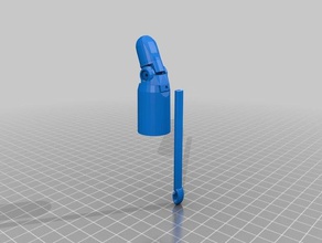 my customised v1 knicks prosthetic finger v351 robotics customized 3d print model - Mito3D