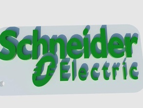 schineder logo 3d drucken 3d print model - Mito3D