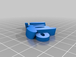 llavero toni llaveros personalizado 3d print model - Mito3D