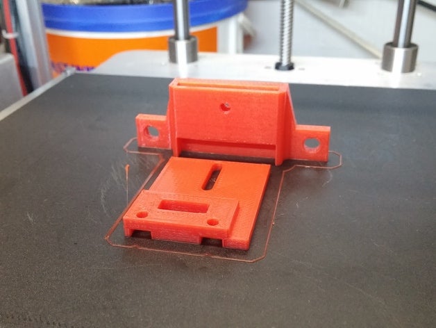 2020 extrusion adjustable endstop bracket 3d printer parts misumi mount eclips3d 3D print model - Mito3D