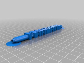 bic palavra caneta nazaré office personalizado 3d print model - Mito3D