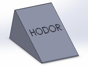 hodor Tür-Halter Haushalt Tür-stopper game thrones bekam halten Tür 3d print model - Mito3D