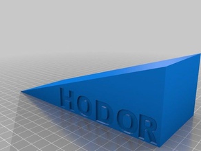 oyun thrones hodor kapı bırak 3d baskı 3d print model - Mito3D