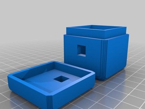 tapa de la caja del agujero cerradura combinación argolla otros 3d slash 3d print model - Mito3D