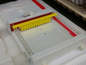 better gel comb biology diybio dna science 3d print model - Mito3D