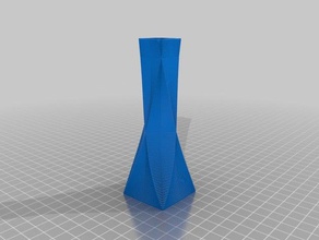mon personnalisés double spirale vase décor 3d print model - Mito3D