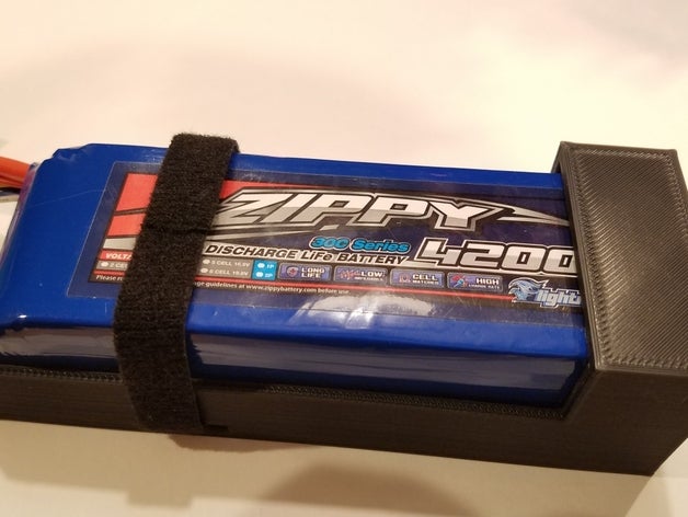 zippy 4200 4s1p lifepo4 battery holder rc vehicles 4s2p customized 3D print model - Mito3D