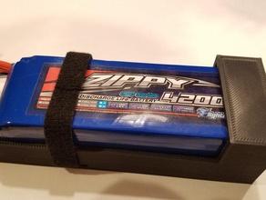 zippy 4200 4s1p lifepo4 batería titular rc vehículos 4s2p personalizado 3d print model - Mito3D
