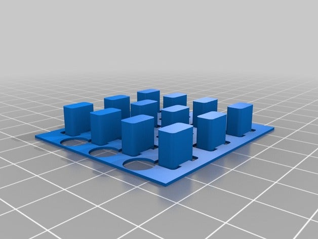 unfertige Ersatz Tastatur racal dana 2101 Zähler Elektronik 3D print model - Mito3D