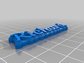 ricard keychains customized 3d print model - Mito3D