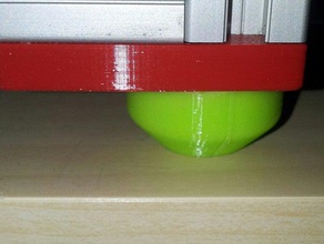 um silicona pie 3d de la impresora partes 3d print model - Mito3D