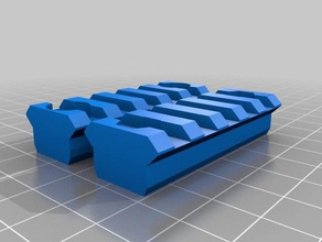 picatinny rail bits 3d printing 3d print model - Mito3D