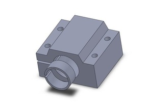 Kissen-block-mancal 25mm 3d drucken guia guide rolamento 3d print model - Mito3D