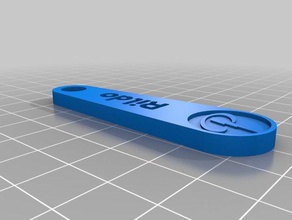 chaveiro rildo1 chaveiros personalizado 3d print model - Mito3D