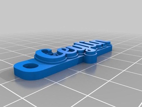 2 ceylin Anahtarlık özelleştirilmiş 3d print model - Mito3D