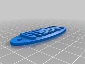 keychain de l'ept 3d l'impression 3d print model - Mito3D