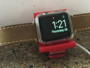 apple watch voyage debout les gadgets station d'accueil stand en charge de recharge 3d print model - Mito3D