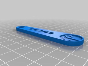 chaveiro lucas1 chaveiros personalizado 3d print model - Mito3D