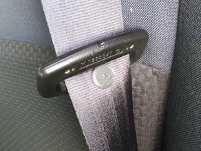 seatbelt knopbutton replacement parts car 3d print model - Mito3D