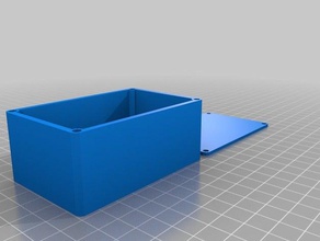 mon personnalisés personnalisation du couvercle de la boîte trous vis bricolage 3d print model - Mito3D