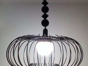 la decoración de lámpara médula los hogares cable 3d print model - Mito3D