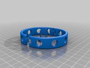 meine angepasste Manschetten Kragen Armbänder 3d print model - Mito3D